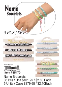 Name Bracelets